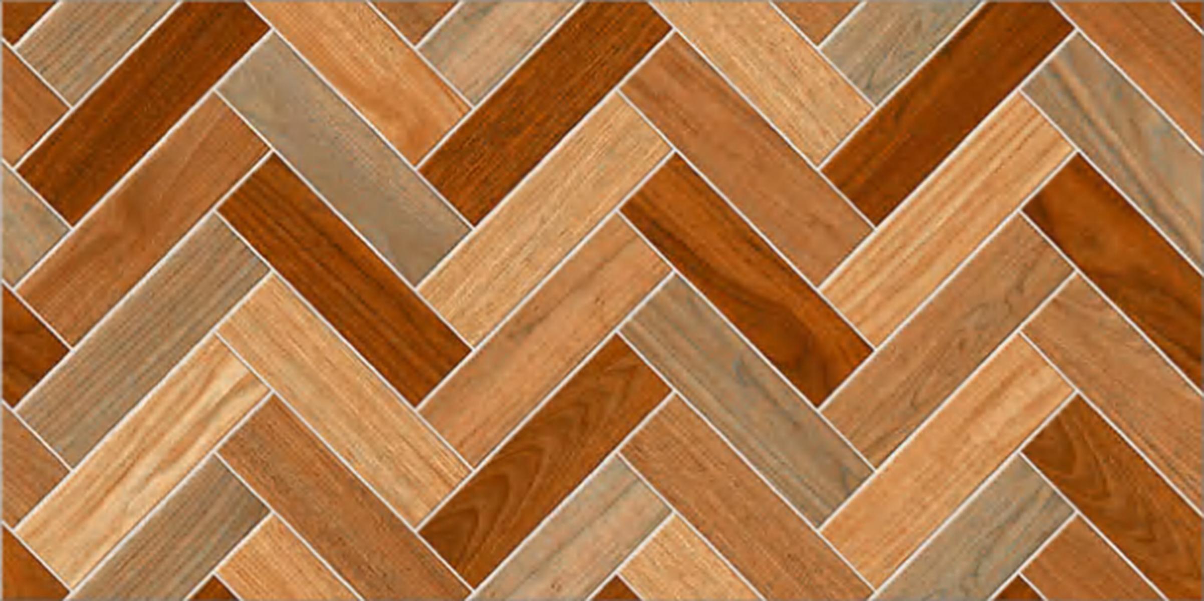 Royal Castle Ceramic Wall Tile Brown / Orange Matte, 300 x 600 mm