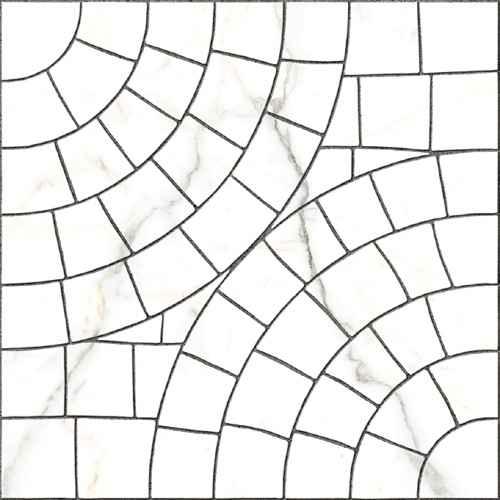 goodwill Ceramic Floor Finishing Tile Pure White, Weathered Oak Rustic, 400 x 400 mm