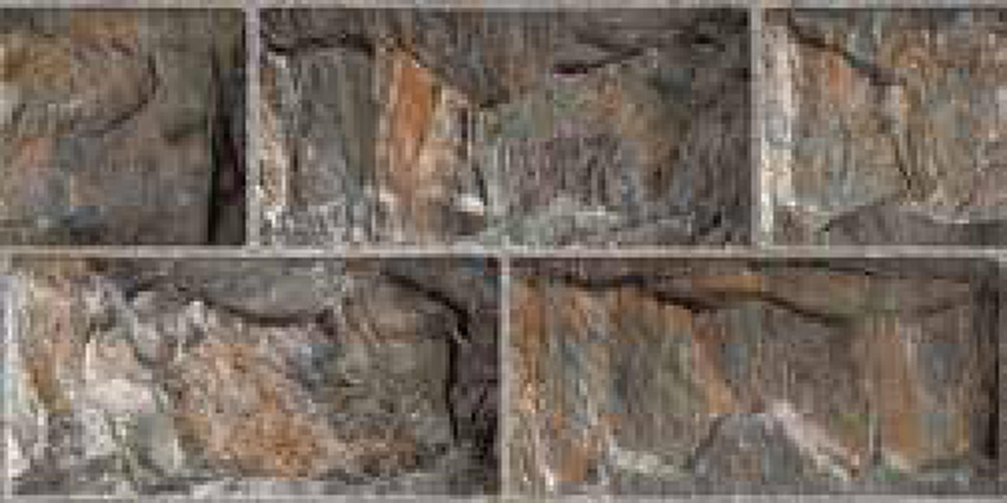 Goodwill Ceramic Wall Tile Earth Stone / Grey Glossy, 250 x 500 mm