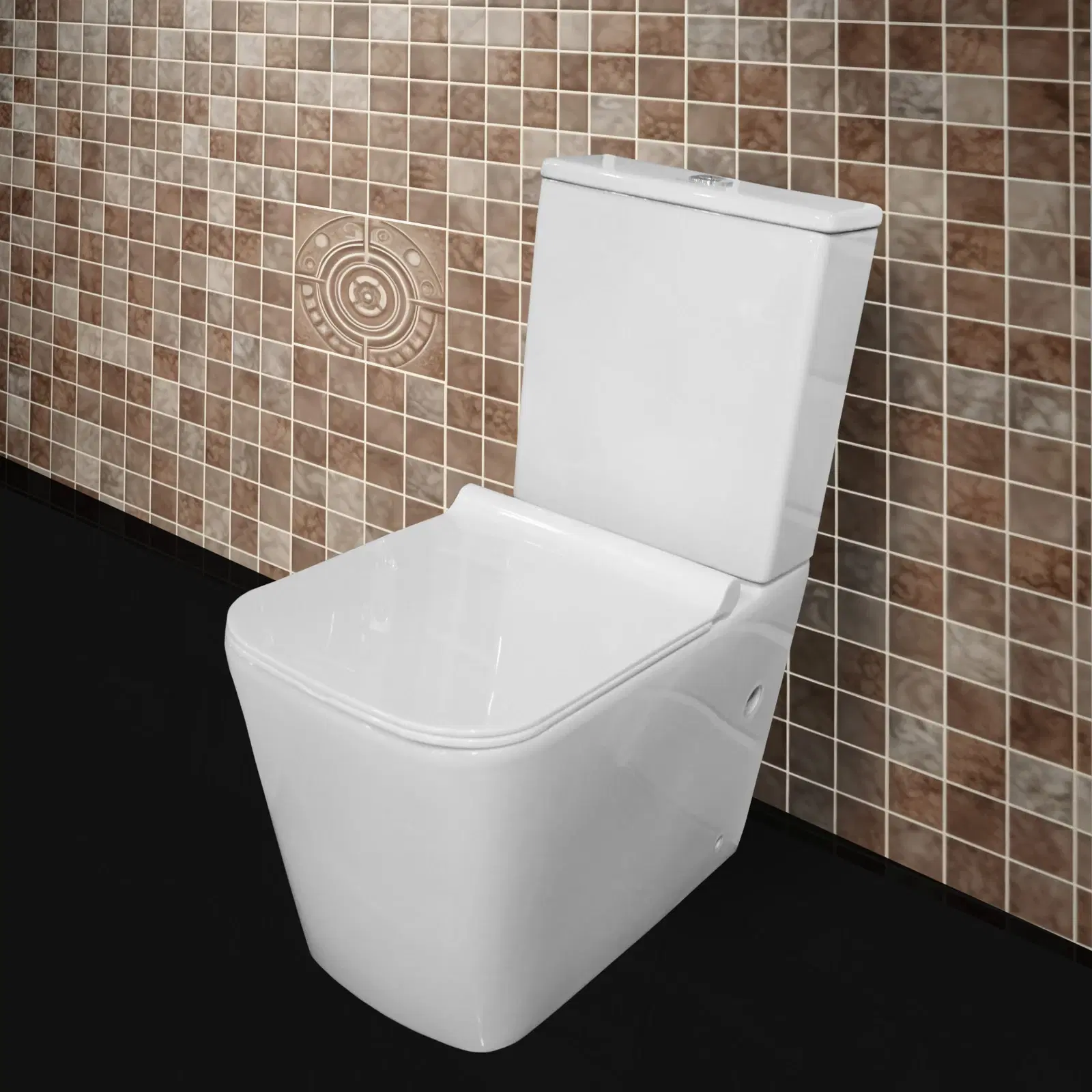 Vstar Isis Close-Coupled Water Closet Close-Coupled WC — Piece