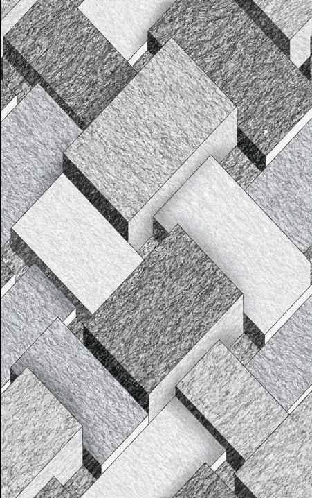 goodwill Ceramic Wall Finishing Tile Beige, Mid Grey, Light Grey Inkjet, 250 x 400 mm