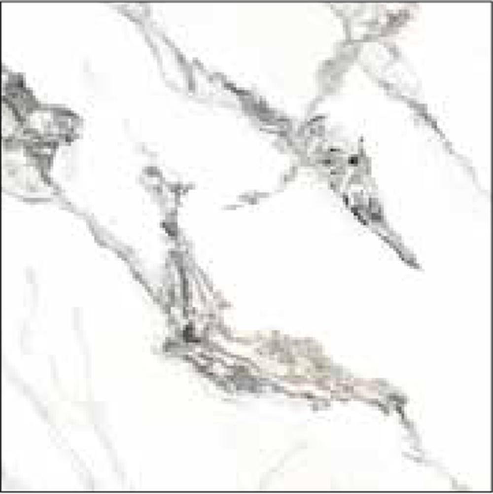 Goodwill Ceramic Floor Tile Statuario White / Grey Glossy, 400 x 400 mm