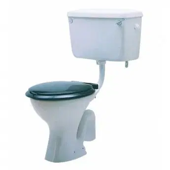 Twyford Classic Close-Coupled WC (TWPK102) — White, 6L Single Flush, S-Trap, D-Shape, 520x710x895mm, Pan + Cistern
