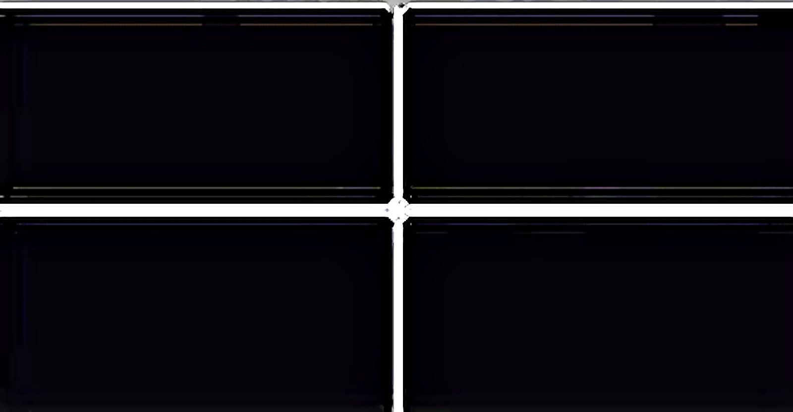 Virony Ceramic Floor and Wall Finishing Tile Jet Black, Pure White Glazed, 300 x 600 mm