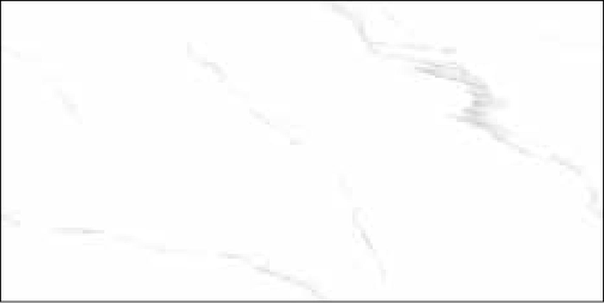 Goodwill Ceramic Wall Tile Statuario White / Grey Glossy, 300 x 600 mm