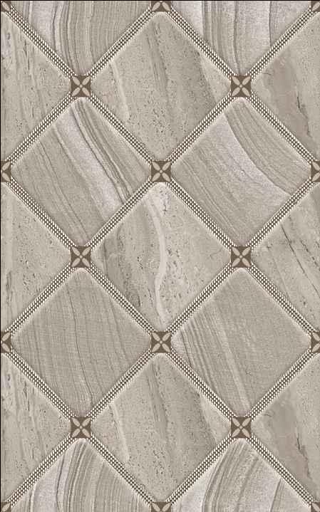 Goodwill Ceramic Wall Finishing Tile Tan, Pure White Inkjet, 250 x 400 mm