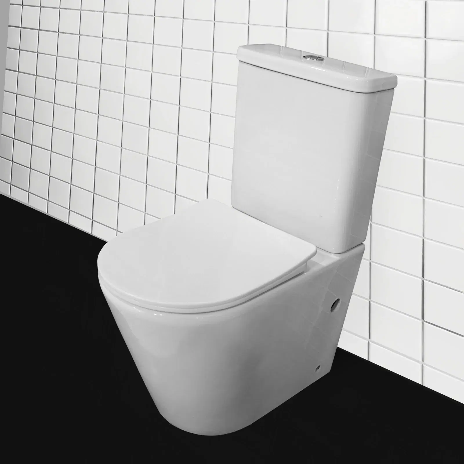 Vstar Lorna Close-Coupled Water Closet Close-Coupled WC — Piece