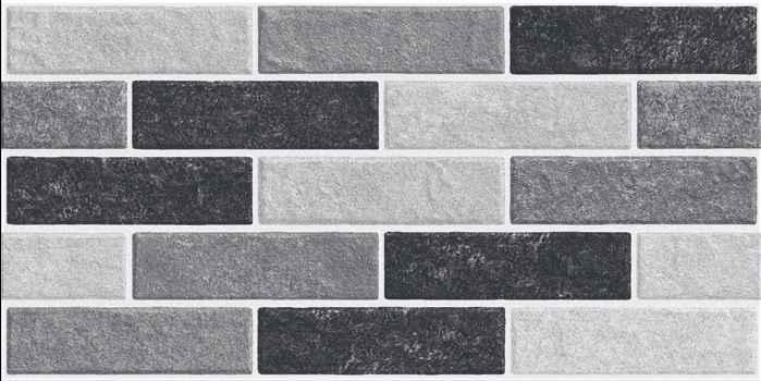 goodwill Ceramic Wall Finishing Tile Light Grey, Mid Grey, Charcoal Matte, 300 x 600 mm