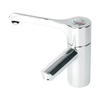 Twyford Sola Basin Mixer — Chrome, Rigid copper tails, 2.7L/min, 150mm H, 95mm Reach
