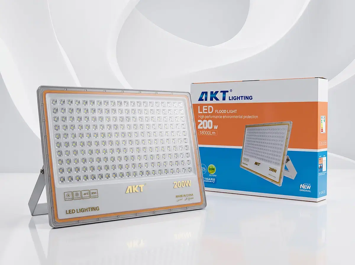 AKT LED Floodlight 200W IP66 13,500K — Piece